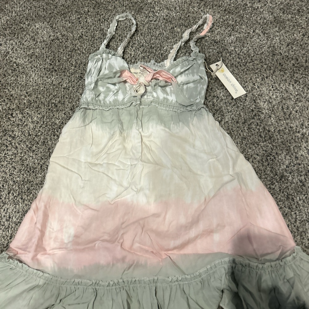 Women's Pastel Tie-Dye Dress